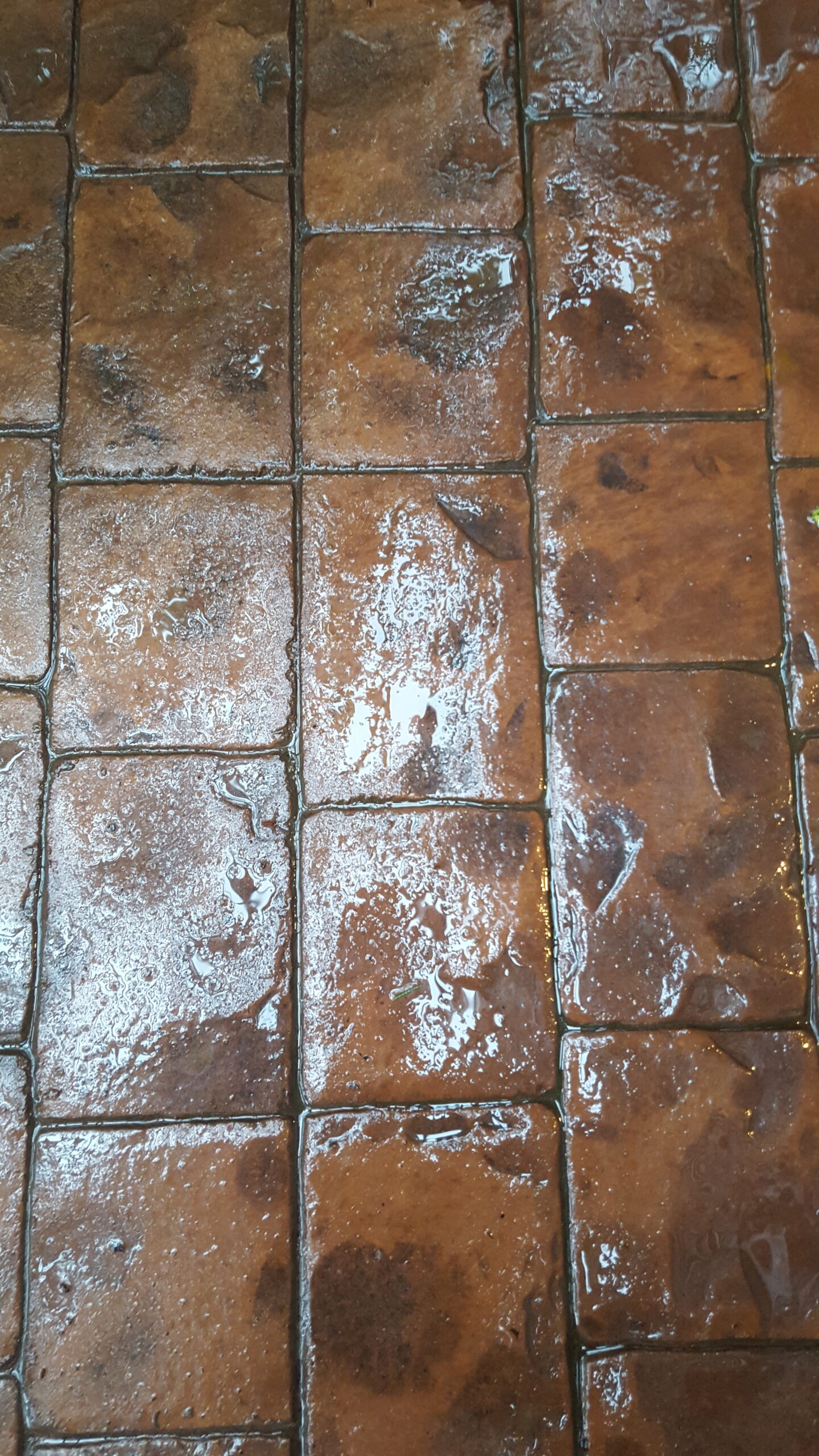 Close up of Stamped Concrete